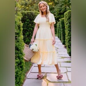 Ivy City Yellow Ophelia Dress